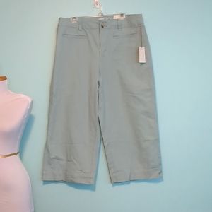 A New Day aqua blue Capri pants NWT